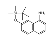 7-[tert-butyl(dimethyl)silyl]oxynaphthalen-1-amine结构式