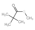 2,2-dimethyl-1-methylsulfanyl-propan-1-one结构式