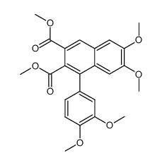 dimethyl 1-(3,4-dimethoxyphenyl)-6,7-dimethoxynaphthalene-2,3-dicarboxylate结构式
