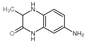 7-amino-3-methyl-3,4-dihydro-1H-quinoxalin-2-one结构式