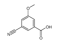 3-氰基-5-甲氧基苯甲酸结构式