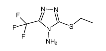 3-(ethylthio)-5-(trifluoromethyl)-4H-1,2,4-triazol-4-amine Structure