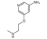 5-[2-(methylamino)ethoxy]pyridin-3-amine结构式
