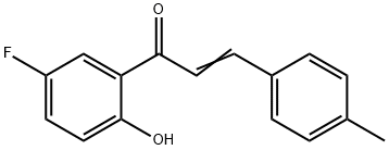 2-Propen-1-one, 1-(5-fluoro-2-hydroxyphenyl)-3-(4-methylphenyl)-结构式
