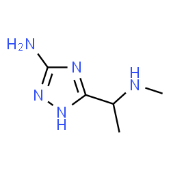1H-1,2,4-Triazole-3-methanamine,5-amino-N,alpha-dimethyl-(9CI) structure