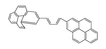 2-(4-pyren-2-ylbuta-1,3-dienyl)pyrene Structure