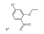 potassium 3-ethoxy-4-nitrophenoxide Structure