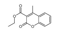 ethyl 4-methyl-2-oxochromene-3-carboxylate结构式