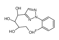 (1R,2S,3R)-1-[2-(2-Fluorophenyl)-2H-1,2,3-triazol-4-yl]-1,2,3,4-butanetetrol结构式