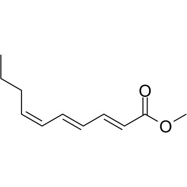 (2E,4E,6Z)-2,4,6-Decatrienoic Acid Methyl Ester structure