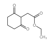 Cyclohexaneacetic acid,2,6-dioxo-, ethyl ester Structure