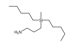 3-[methyl(dipentyl)silyl]propan-1-amine Structure