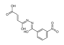 (E)-4-[2-(3-nitrobenzoyl)hydrazinyl]-4-oxobut-2-enoic acid Structure