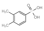 (3,4-dimethylphenyl)phosphonic acid structure