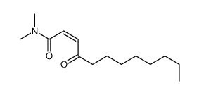 N,N-dimethyl-4-oxododec-2-enamide Structure
