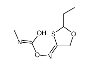 [(Z)-(2-ethyl-1,3-oxathiolan-4-ylidene)amino] N-methylcarbamate结构式