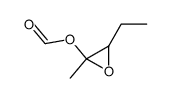 3-ethyl-2-formyloxy-2-methyl-oxirane Structure