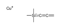copper(1+),trimethyl(prop-1-ynyl)silane Structure