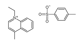 1-ethyl-4-methylquinolin-1-ium,4-methylbenzenesulfonate Structure