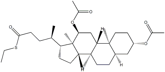 3β,12α-Bis(acetyloxy)-5β-cholane-24-thioic acid S-ethyl ester picture