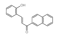 3-(2-hydroxyphenyl)-1-naphthalen-2-yl-prop-2-en-1-one结构式