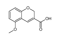 5-methoxy-2H-1-benzopyran-3-carboxylic acid Structure