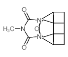 6H-1,6,2,5a-Ethanediylidene-2H,3H,5H,8H-cyclobuta[c]furo[3,4-d][1,2,4]triazolo[1,2-a]pyridazine-8,10(9H)-dione, dihydro-9-methyl- Structure