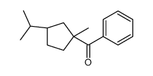 [(1R,3S)-1-methyl-3-propan-2-ylcyclopentyl]-phenylmethanone结构式