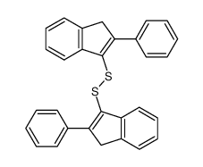 Bis(2-phenyl-3-indenyl) disulfide结构式