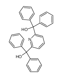 α,α,α',α'-Tetraphenyl-2,6-pyridinebismethanol结构式