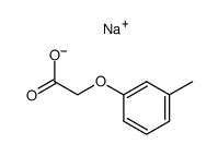 sodium 2-(m-tolyloxy)acetate Structure