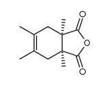 1,2t,4,5-tetramethyl-cyclohex-4-ene-1r,2c-dicarboxylic acid-anhydride结构式