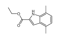 Ethyl 4,7-dimethyl-1H-indole-2-carboxylate Structure