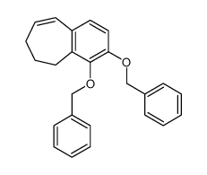 1,2-bis(phenylmethoxy)-8,9-dihydro-7H-benzo[7]annulene结构式