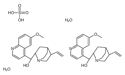 (9S)-6'-Methoxycinchonan-9-ol sulfate hydrate (2:1:2)结构式
