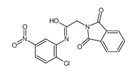 N-(2-chloro-5-nitrophenyl)-2-(1,3-dioxoisoindol-2-yl)acetamide Structure