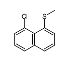 1-chloro-8-methylsulfanylnaphthalene Structure