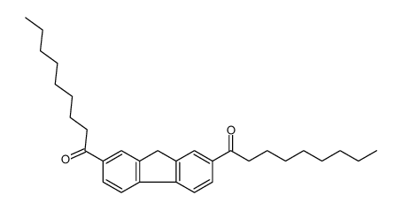 1-(7-nonanoyl-9H-fluoren-2-yl)nonan-1-one Structure