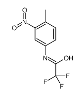 2,2,2-trifluoro-N-(4-methyl-3-nitrophenyl)acetamide结构式