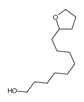 9-(oxolan-2-yl)nonan-1-ol Structure