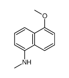 5-methoxy-N-methylnaphthalen-1-amine结构式