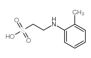 N-(2-methylphenyl)taurine结构式