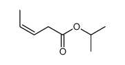 propan-2-yl (E)-pent-3-enoate结构式