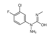 1-amino-1-(3-chloro-4-fluorophenyl)-3-methylurea结构式