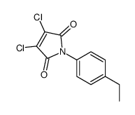 3,4-dichloro-1-(4-ethylphenyl)pyrrole-2,5-dione Structure