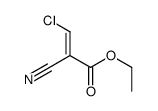 ethyl 3-chloro-2-cyanoprop-2-enoate Structure