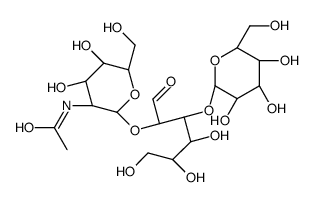 galactopyranosyl-1-4-N--acetylglucosaminyl-1-2-mannopyranose结构式