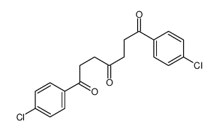 1,7-bis(4-chlorophenyl)heptane-1,4,7-trione结构式