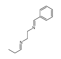 N-[2-(benzylideneamino)ethyl]propan-1-imine结构式
