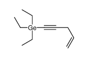 triethyl(pent-4-en-1-ynyl)germane Structure